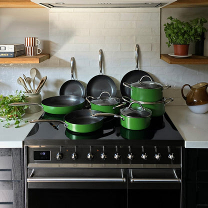 Cook & Pan - Honey Go Green Kookpot 24 cm met glazen deksel Cook & Pan 