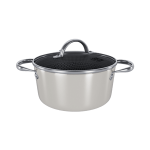 Cook &amp; Pan - Cocotte Honey Go Ivory 20 cm avec couvercle en verre Cook &amp; Pan