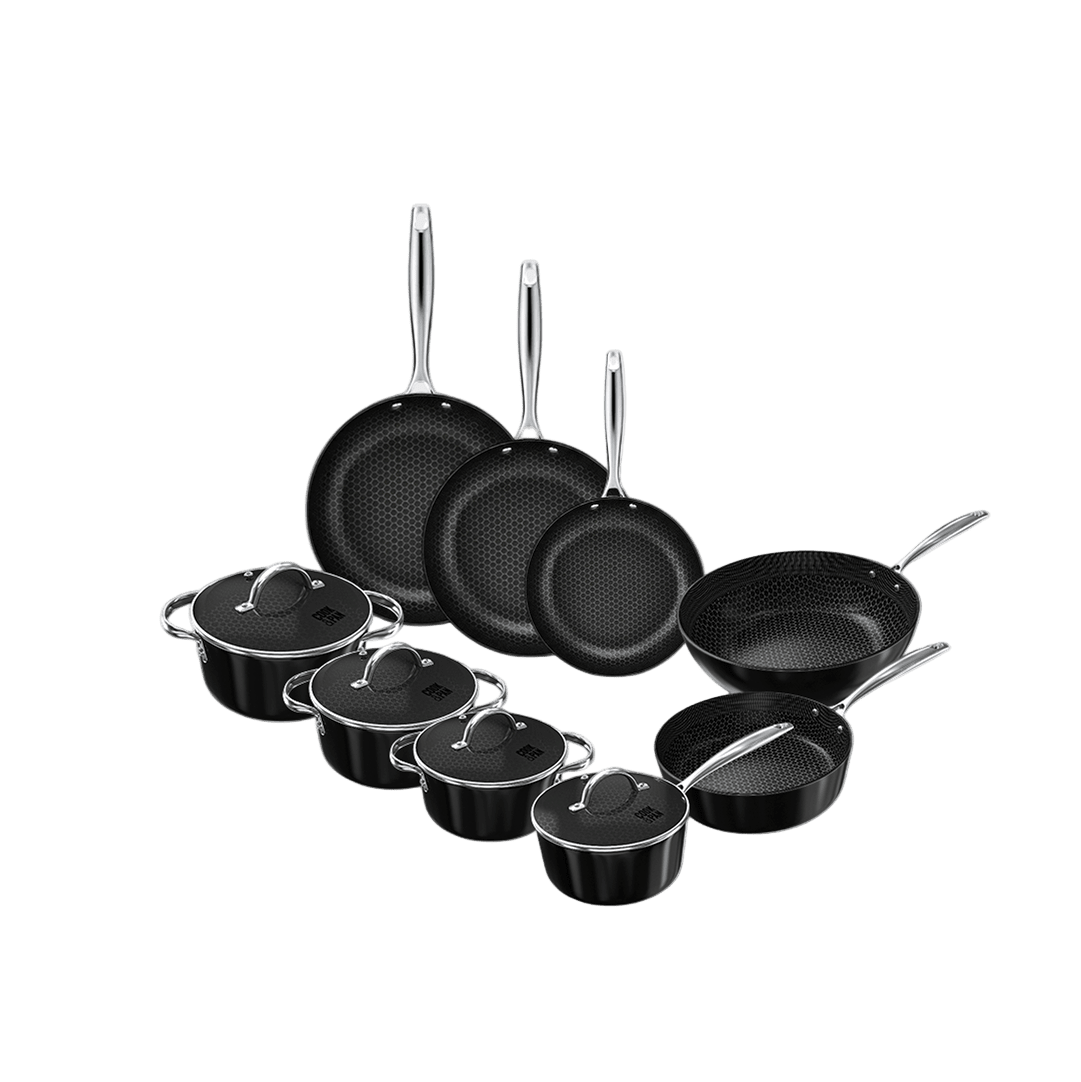 Cook & Pan - Honey Signature Pannenset 9-delig Pannenset Cook & Pan 