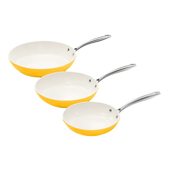 Cook & Pan - Sunny Side Koekenpannenset 3-delig Pannenset Cook & Pan 