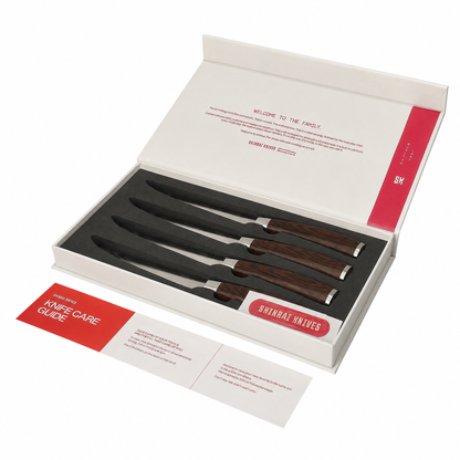 Shinrai Knives - Damascus Print 14-piece Knife set - Master collection XXL set