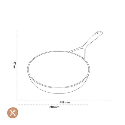 Demeyere - Alu Pro 5 Ceraforce Koekenpanset 20 + 24 cm Pannenset Demeyere 