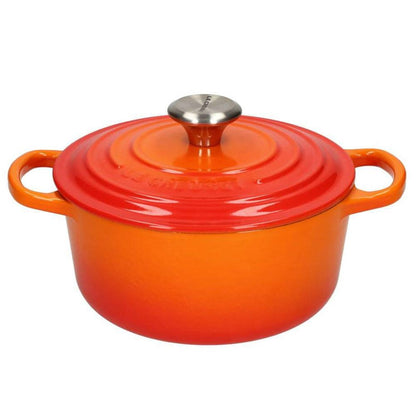 LeCreuset - Roast- / Stew pan Signature round Orange-red 24cm 4.2l