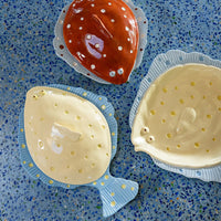 &Klevering - Bord Schol - Geel Serveerschaal &Klevering 