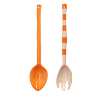 &Klevering - Saladebestek boavista gestreept Slabestek &Klevering 