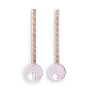 &amp;Klevering - Couverts à Salade Sling - Rose &amp;Klevering