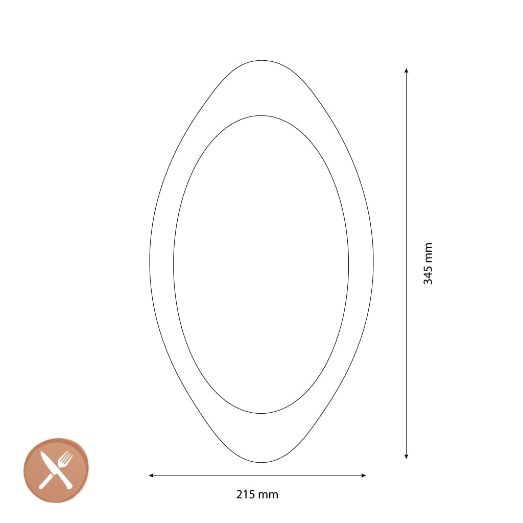 &Klevering - Sirène Serverschaal - Garnaal Serveerschaal &Klevering 