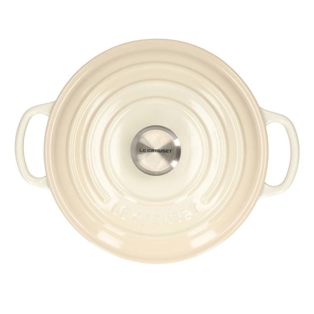 Le Creuset - Braadpan Signature rond Meringue 20cm 2,4l Le Creuset 