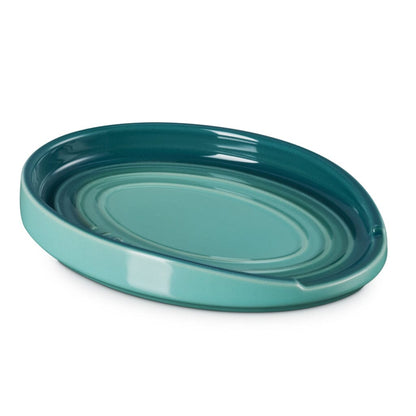 Le Creuset - Lepelhouder ovaal Bleu Riviera 15cm Lepellegger Le Creuset 