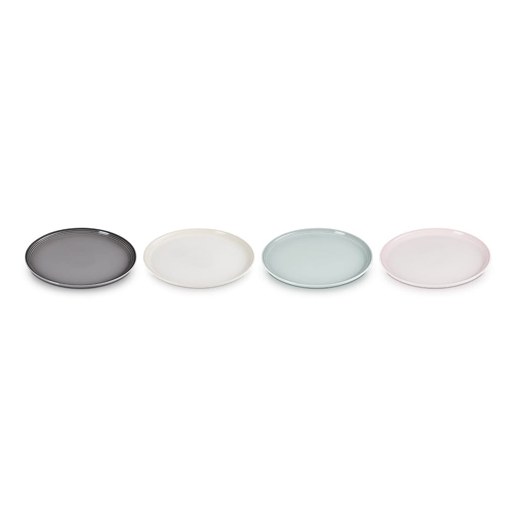 Le Creuset - Set van 4 Ontbijtborden Coupe 22cm Borden Le Creuset 