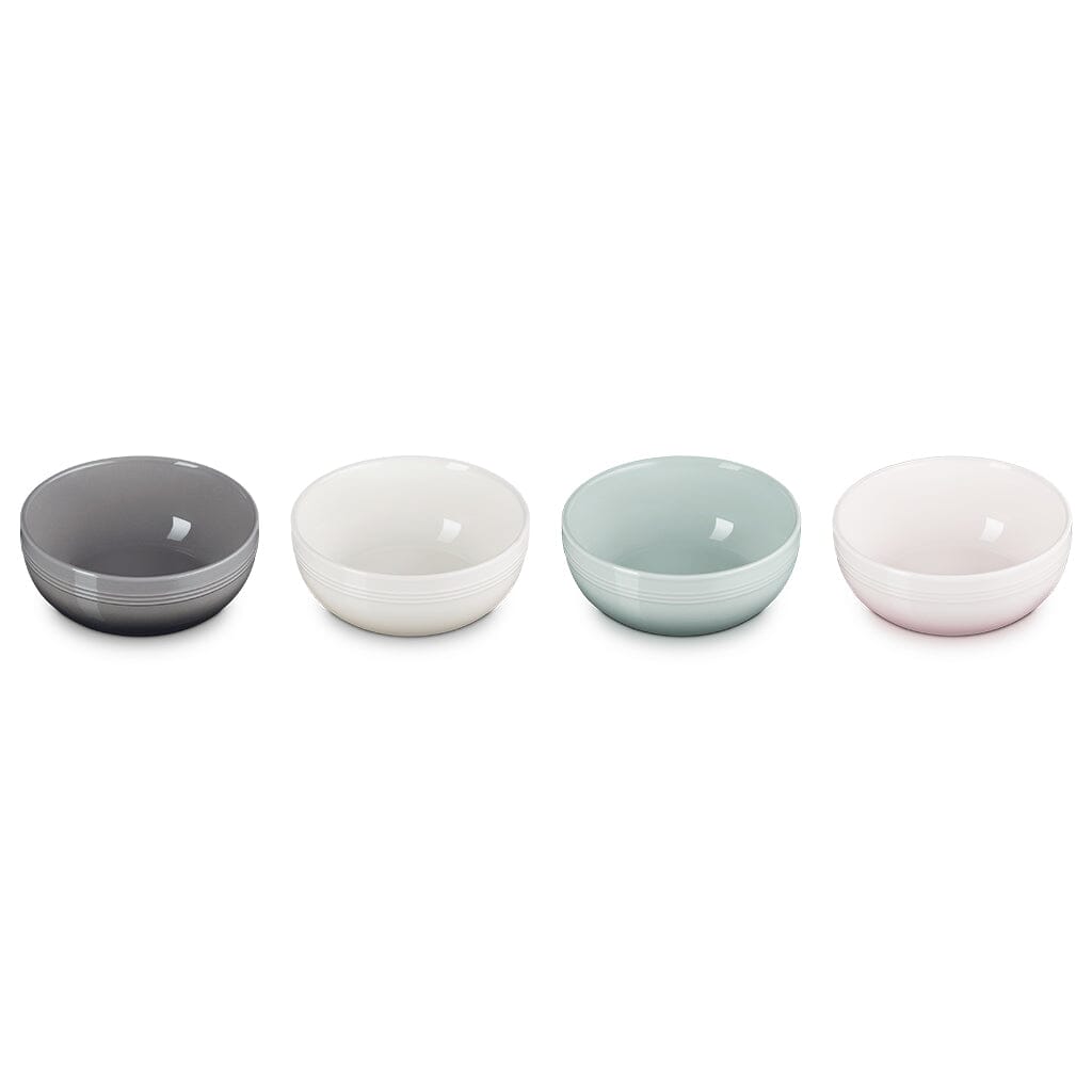 Le Creuset - Set van 4 Ontbijtkommen Coupe 16cm 0,77l Borden Le Creuset 