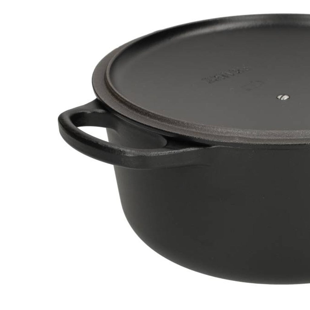 Le Creuset - Signature Braadpan Mat Zwart 24 cm (zwart interieur) Braadpan Le Creuset 