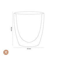 Leonardo - Dubbelwandige Mok Duo 100ml Waterkan Leonardo 