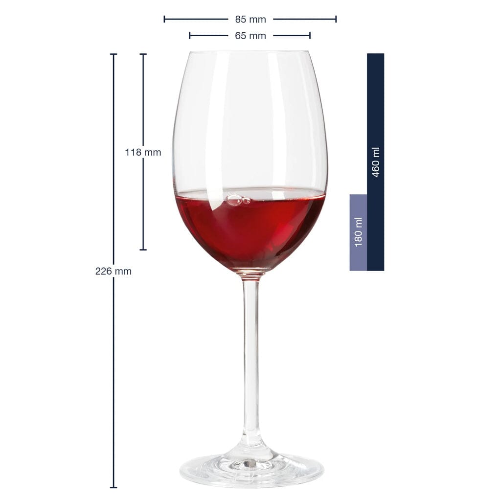 Leonardo - Red wine 460ml Daily Wijnglazen Leonardo 