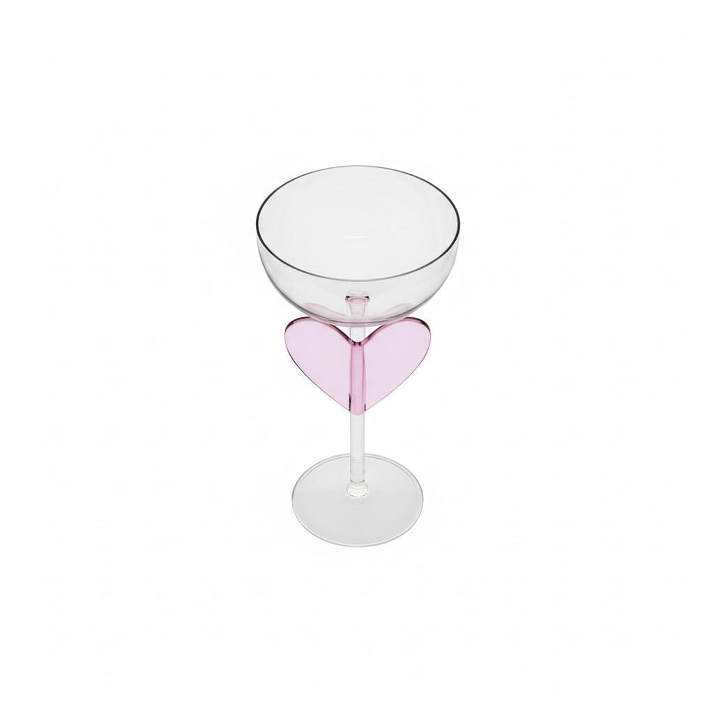 Lepelclub - Campagne Coupe - Hart - Roze Champagne glazen LepelClub 