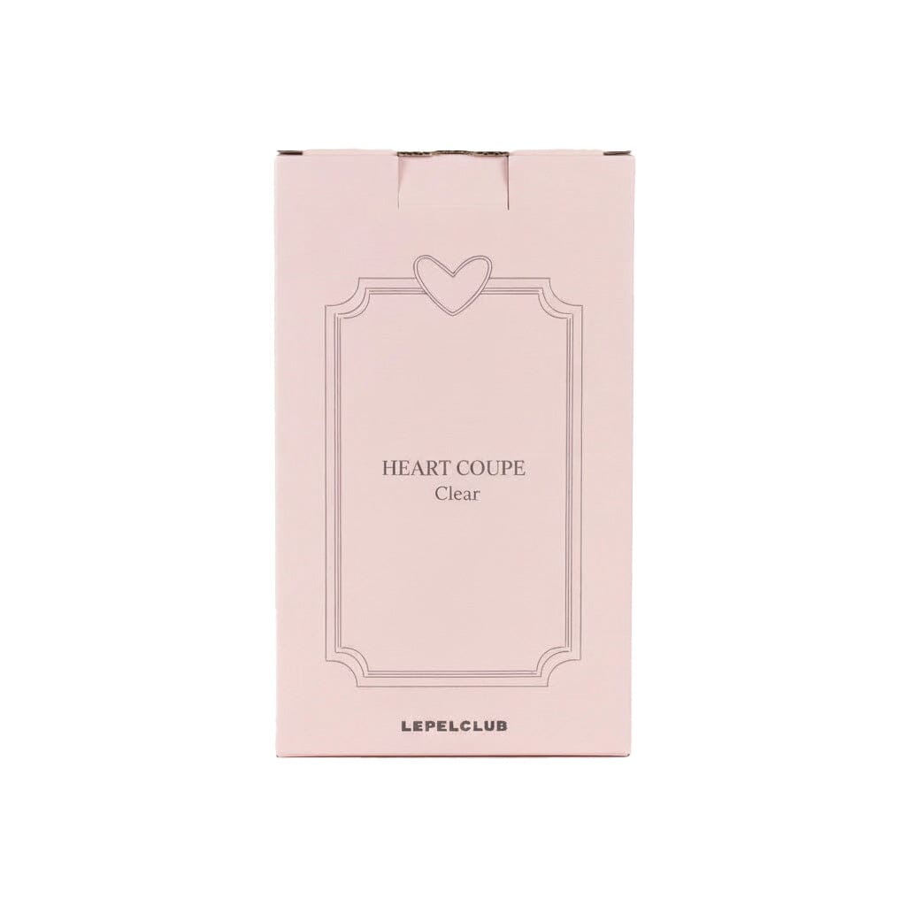 Lepelclub - Chamapgne Coupe - Hart - Transparant Champagne glazen LepelClub 