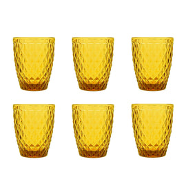 Medard de Noblat - Diamond - Glass 22cl - Amber (set of 6) Medard de Noblat 