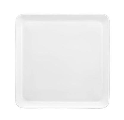 Medard de Noblat - Yaka White Vierkant Dinnerbord 25.5x25.5 cm (set van 6) Dinerborden Medard de Noblat 