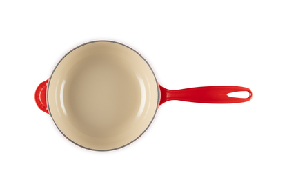 Le Creuset - Holly Collection sauce pan ø 21 cm cast iron Red