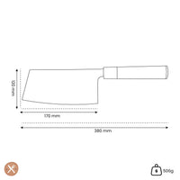 Satake Ame - Chinees Hakmes 17 cm Hakmes Satake 