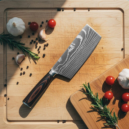 Shinrai Knives - Damascus Print 14-delige Messenset - Master collection XXL set Messenset Shinrai Knives 