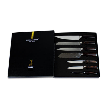 Shinrai Knives - Damascus Print Mega Bundle - All you need