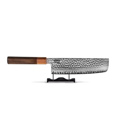 Shinrai Knives - Kigami Exclusive Damascus 5-delige set - Koksmes + Broodmes + Nakiri + Santoku + Schilmes Messenset Shinrai Knives 