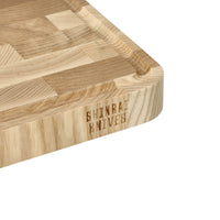 Shinrai Knives - Luxury Cutting Board Ash Wood - End Grain - 40 × 30 × 4.5 cm