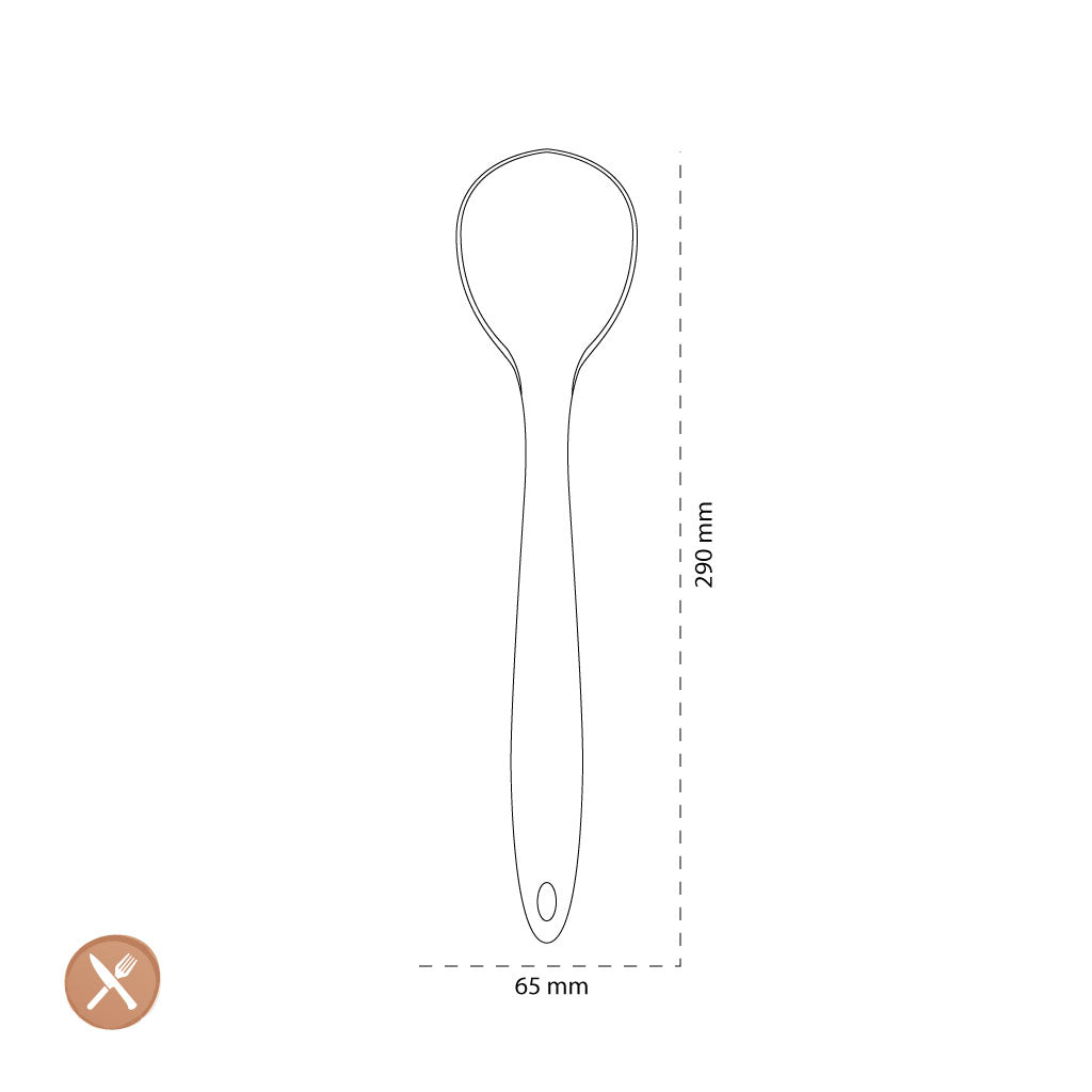 Tools2Cook - Silicone Spoon Nutmeg Gray