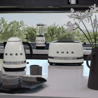 Smeg - Broodrooster | Wit | Porsche Edition | Toaster 2x2 Broodrooster Smeg 