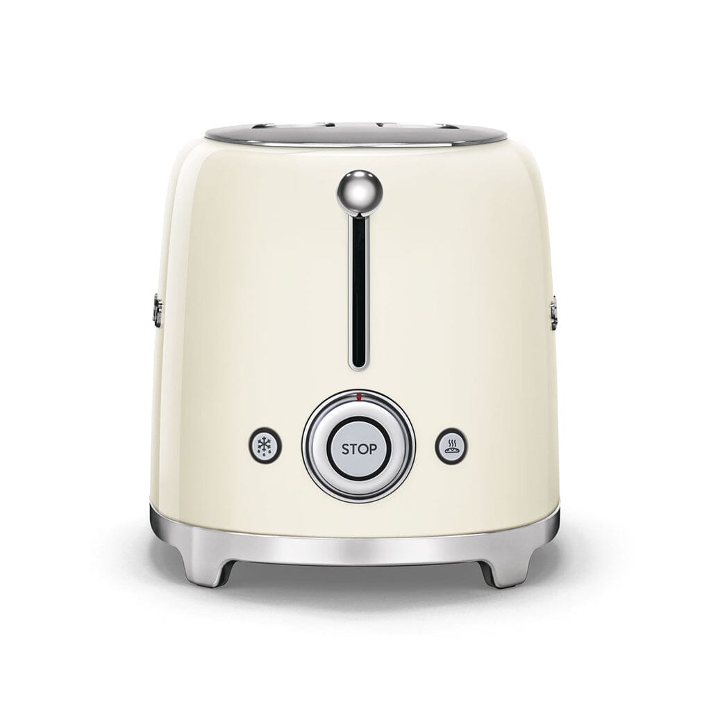 Smeg - Broodroosters | Crème | Jaren 50 | Toaster 2x2 Broodrooster Smeg 