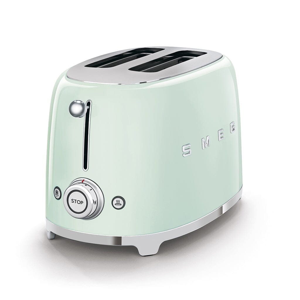 Smeg - Broodroosters | Watergroen | Jaren 50 | Toaster 2x2 Broodrooster Smeg 