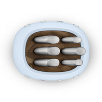 SMEG - Messenblok met 6 messen Pastelblauw Messenset met blok Smeg 