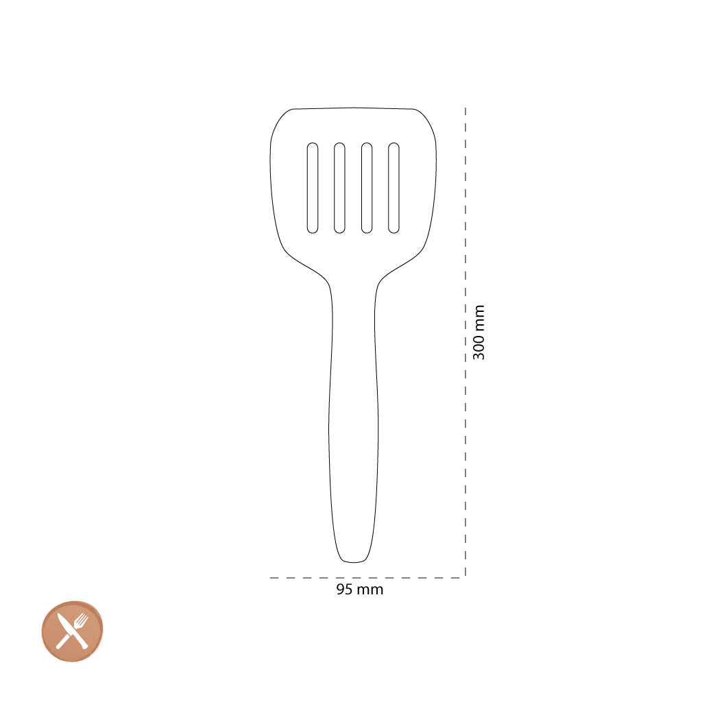 Outils2Cook - Spatule de Cuisson en Silicone Vert Sauge