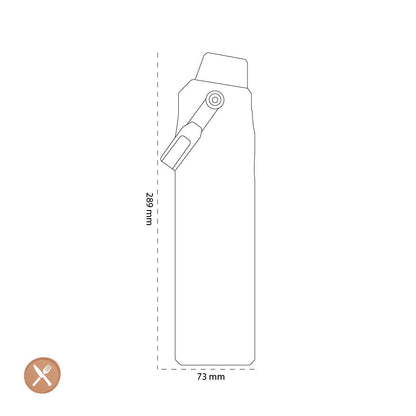 Stanley - De AeroLight™ IceFlow™ Waterfles Snelle Stroom 0,6L Citron Thermosfles Stanley 