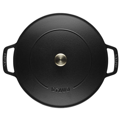 Staub - Stackable 2-delige Pannenset 24 cm - Zwart Pannenset Staub 