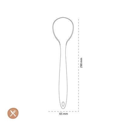 Tools2Cook - Siliconen Lepel Black Pepper Opscheplepel Tools2Cook 