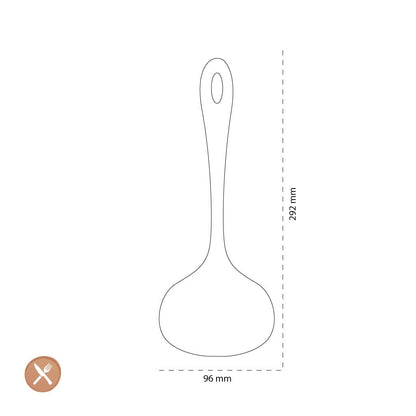 Tools2Cook - Siliconen Soep Lepel Black Pepper Soeplepel Tools2Cook 