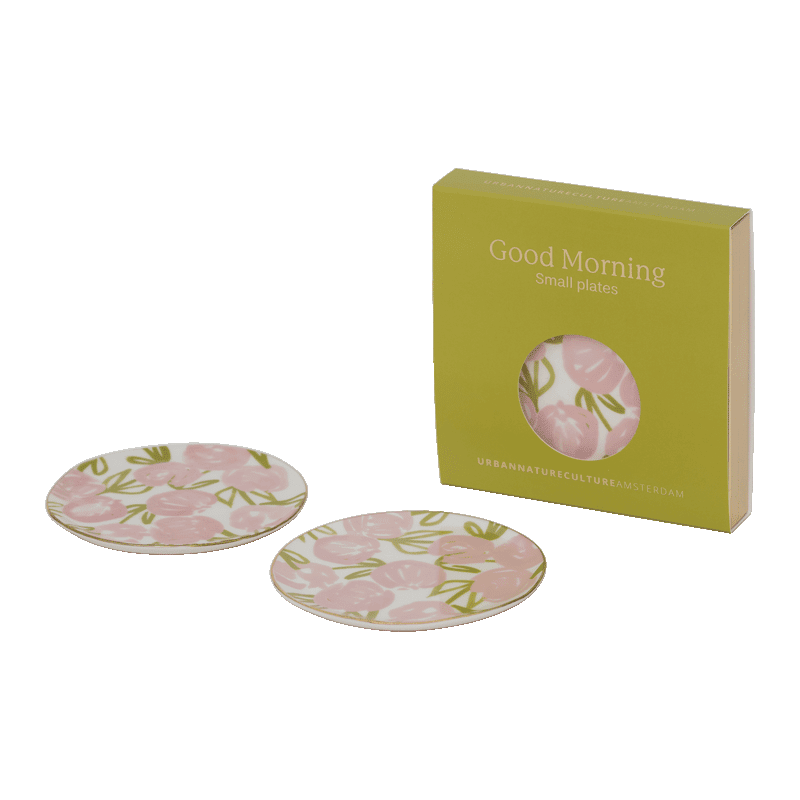 Urban Nature Culture - Good Morning - Bord Ø12 - Palesa Flamingo Pink - set van 2 Urban Nature Culture 