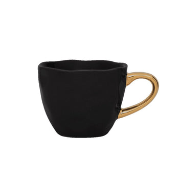 Culture de la nature en ville - Bonjour - Tasse à expresso - Tasses à expresso noires Culture de la nature en ville