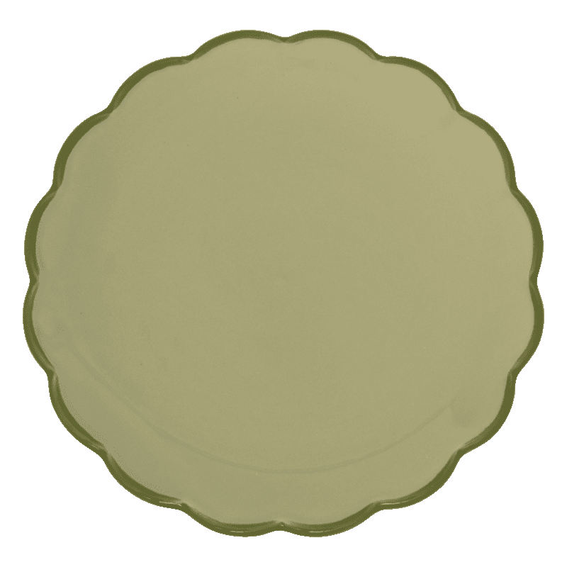 Urban Nature Culture - Good Morning - Gebaksbordje - Sculpted - Pale Green Borden Urban Nature Culture 