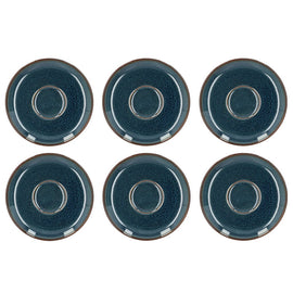 Villeroy & Boch - Crafted Denim - Koffieschotel 15cm, Set van 6 Schoteltjes Villeroy & Boch 