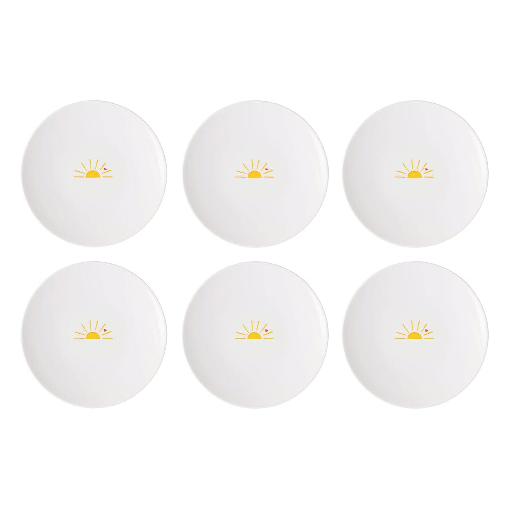 Villeroy & Boch - With Love - Broodbord Hello Sunshine, Set van 6 Villeroy & Boch 