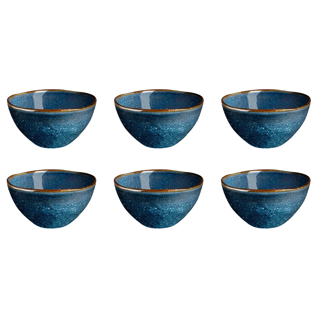 Medard de Noblat - Vertigo Denim Lunch Bowl 15 cm (set of 6)