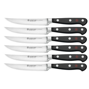 Wusthof - Classic Steakmessenset 6-delig Messenset Wusthof 