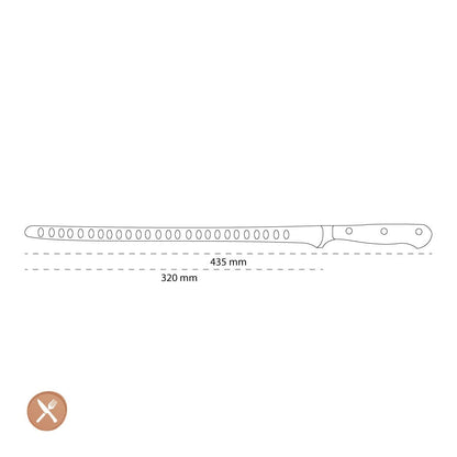 Wusthof - Classic Zalmmes met kuiltjes 32 cm Zalmmes Wusthof 