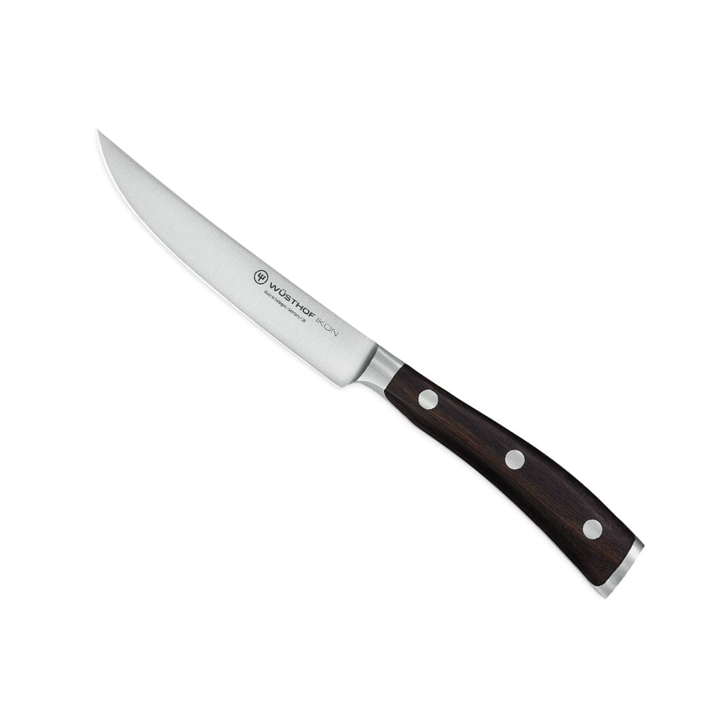 Wusthof - Ikon Steakmessenset 4-delig - Houten handvat Steakmessen Wusthof 